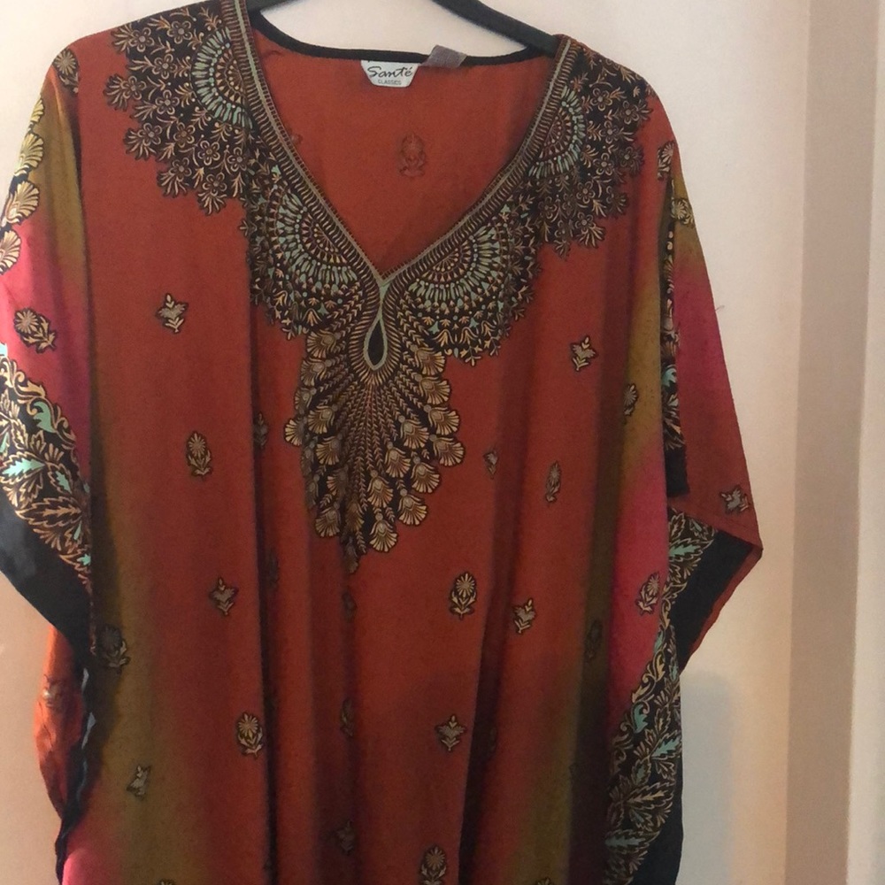 Orange summer dress
